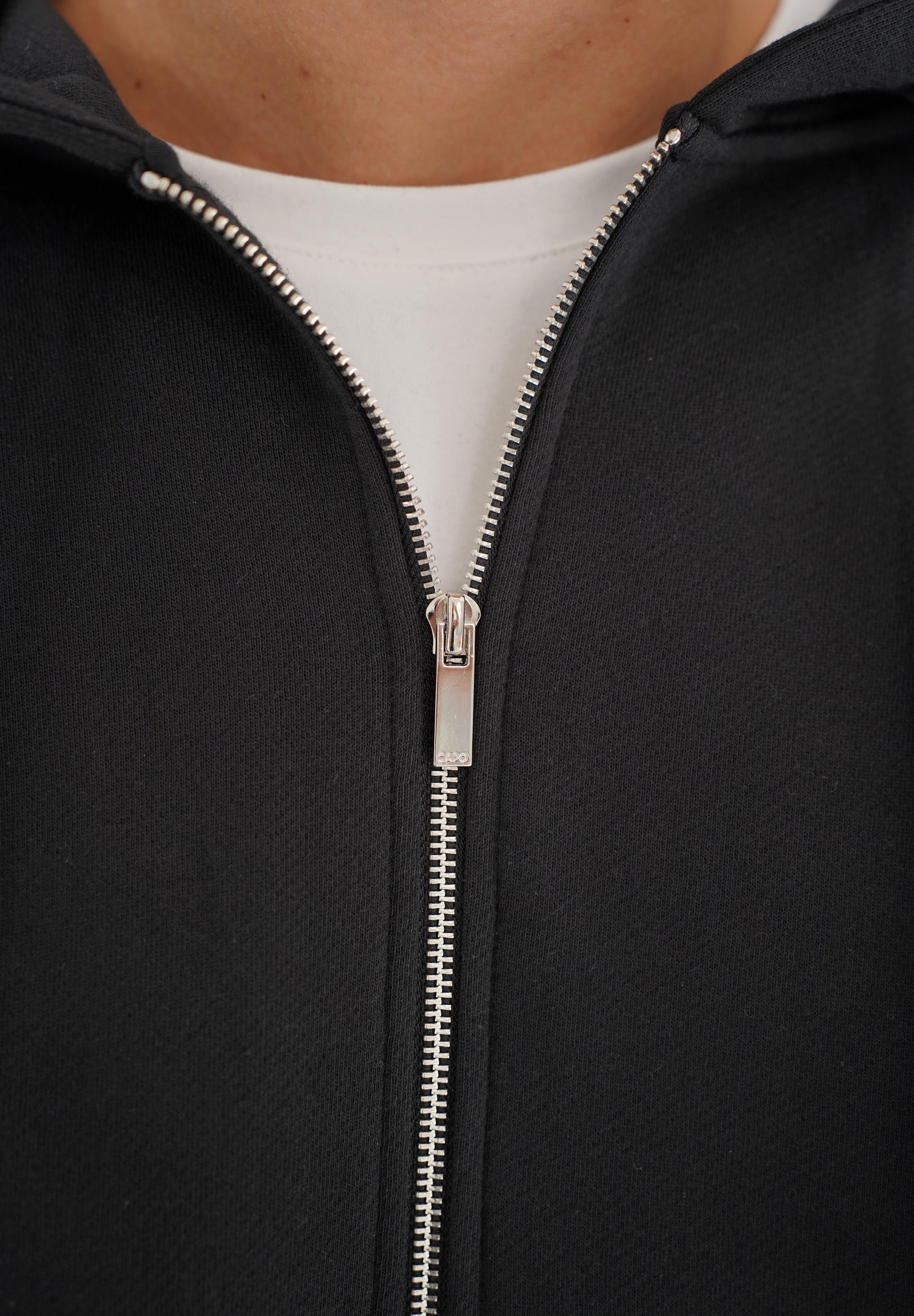Capo Heavyweight Full Zip Hoodie - Black
