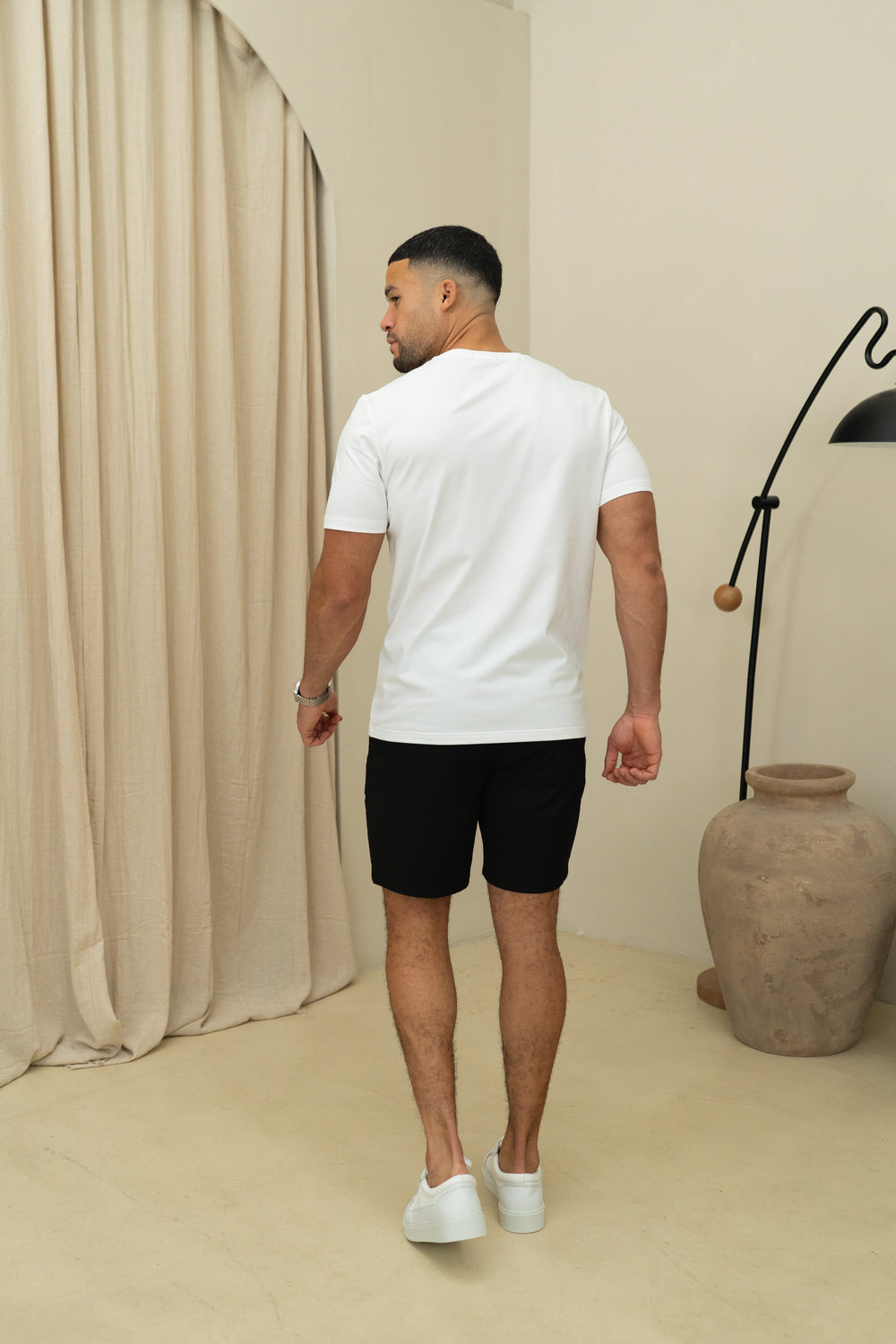 Capo Chino Side Adjuster Shorts - Black