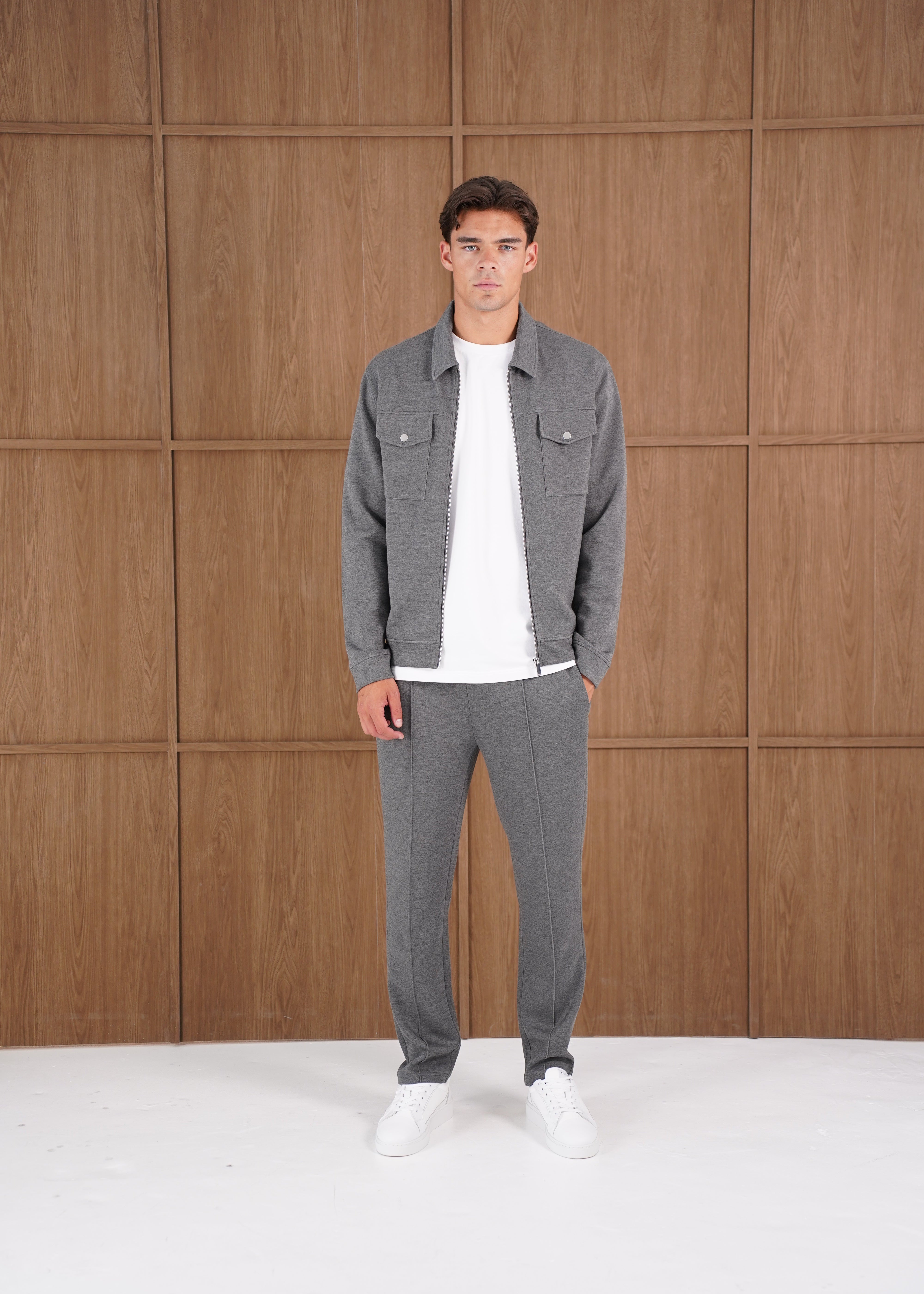 Capo Nick Interlock Pants - Charcoal