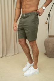 Capo Chino Side Adjuster Shorts - Olive