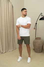 Capo Chino Side Adjuster Shorts - Olive