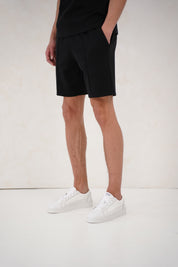 Capo Textured Shorts - Black