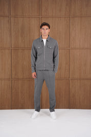 Capo Nick Interlock Pants - Charcoal