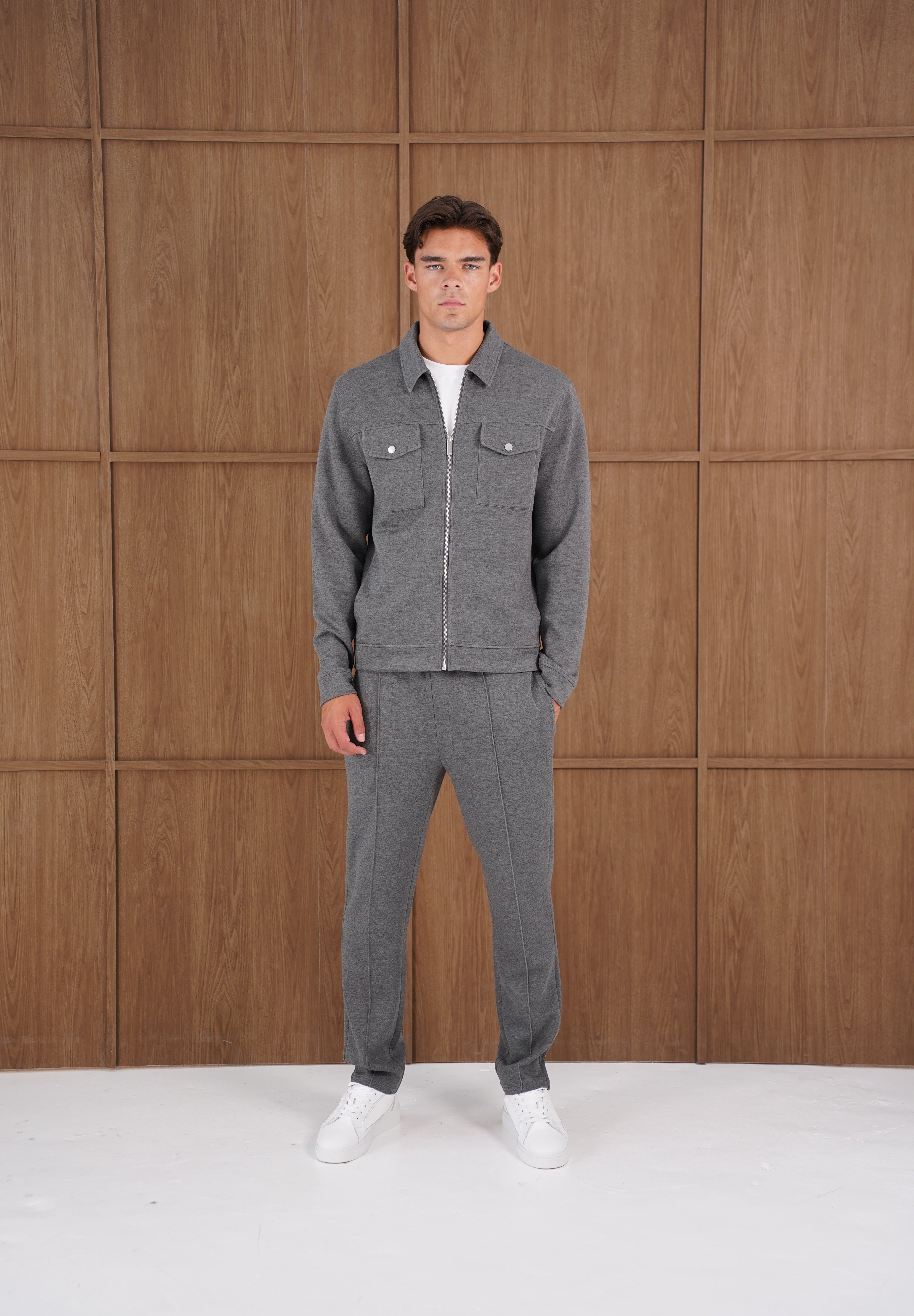 Capo Nick Interlock Pants - Charcoal