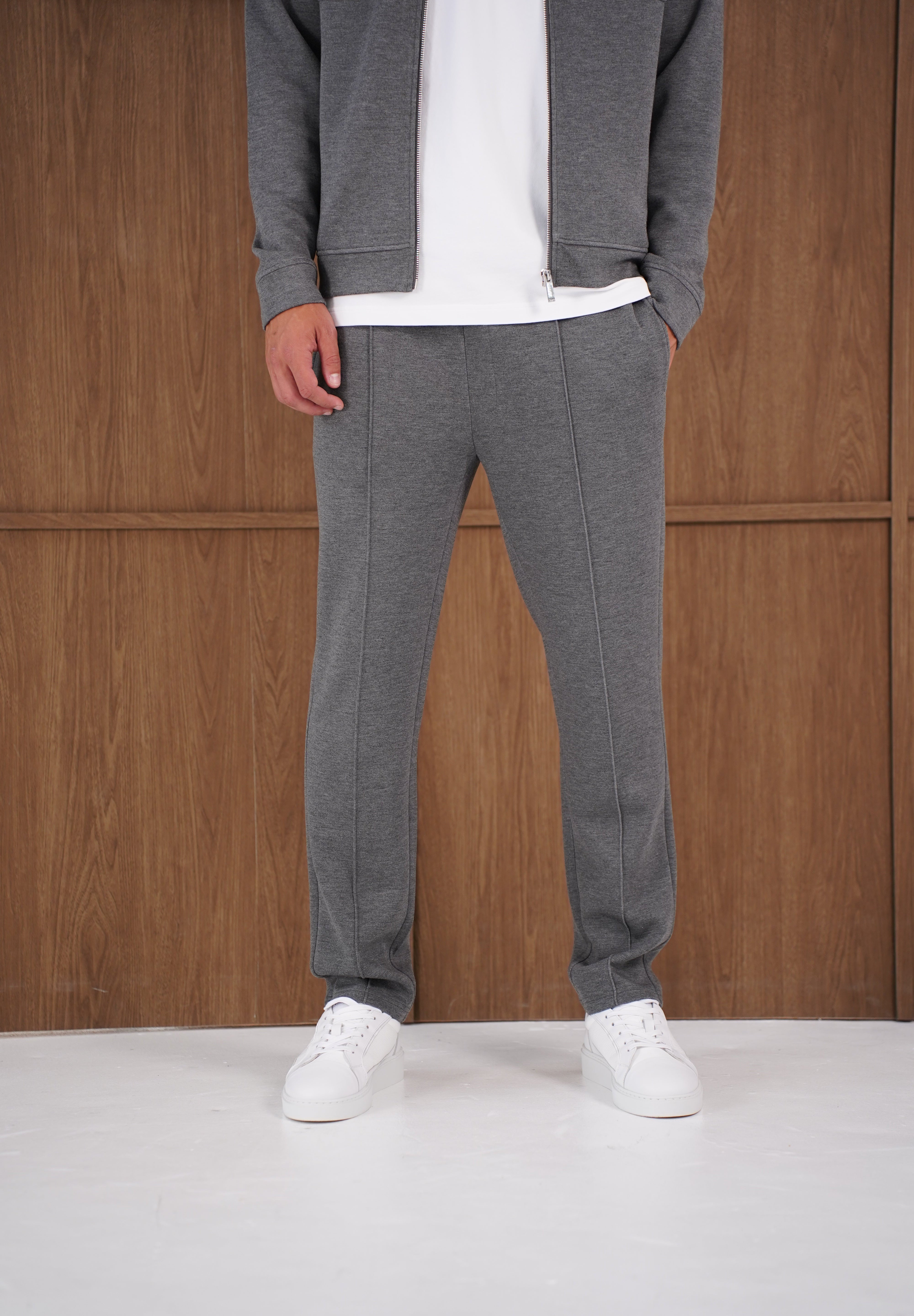 Capo Nick Interlock Pants - Charcoal