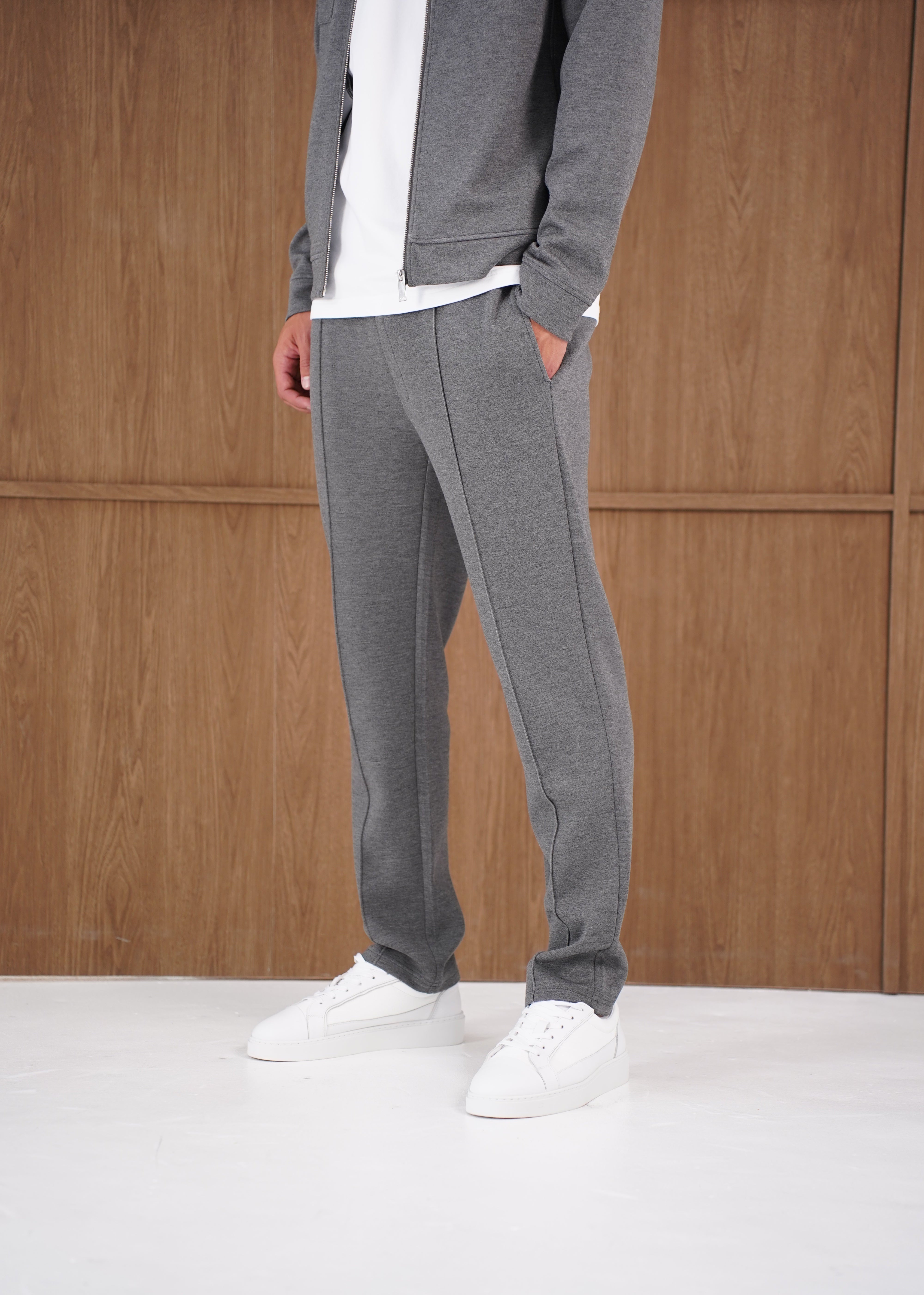 Capo Nick Interlock Pants - Charcoal