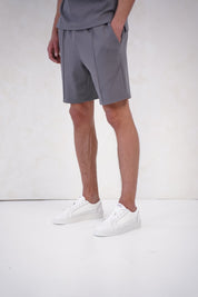 Capo Textured Shorts - Grey