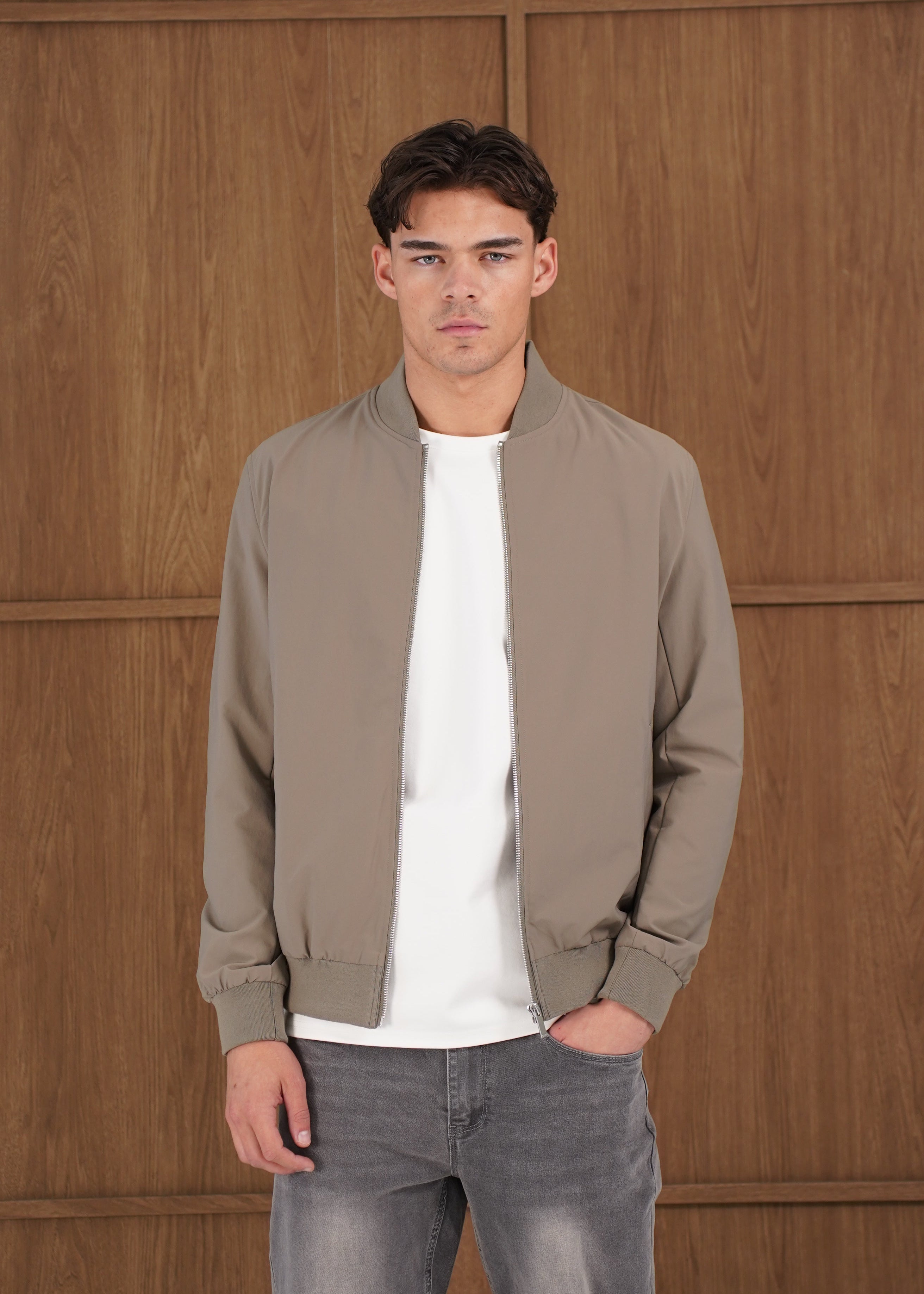 Capo Bomber Jacket - Light Olive