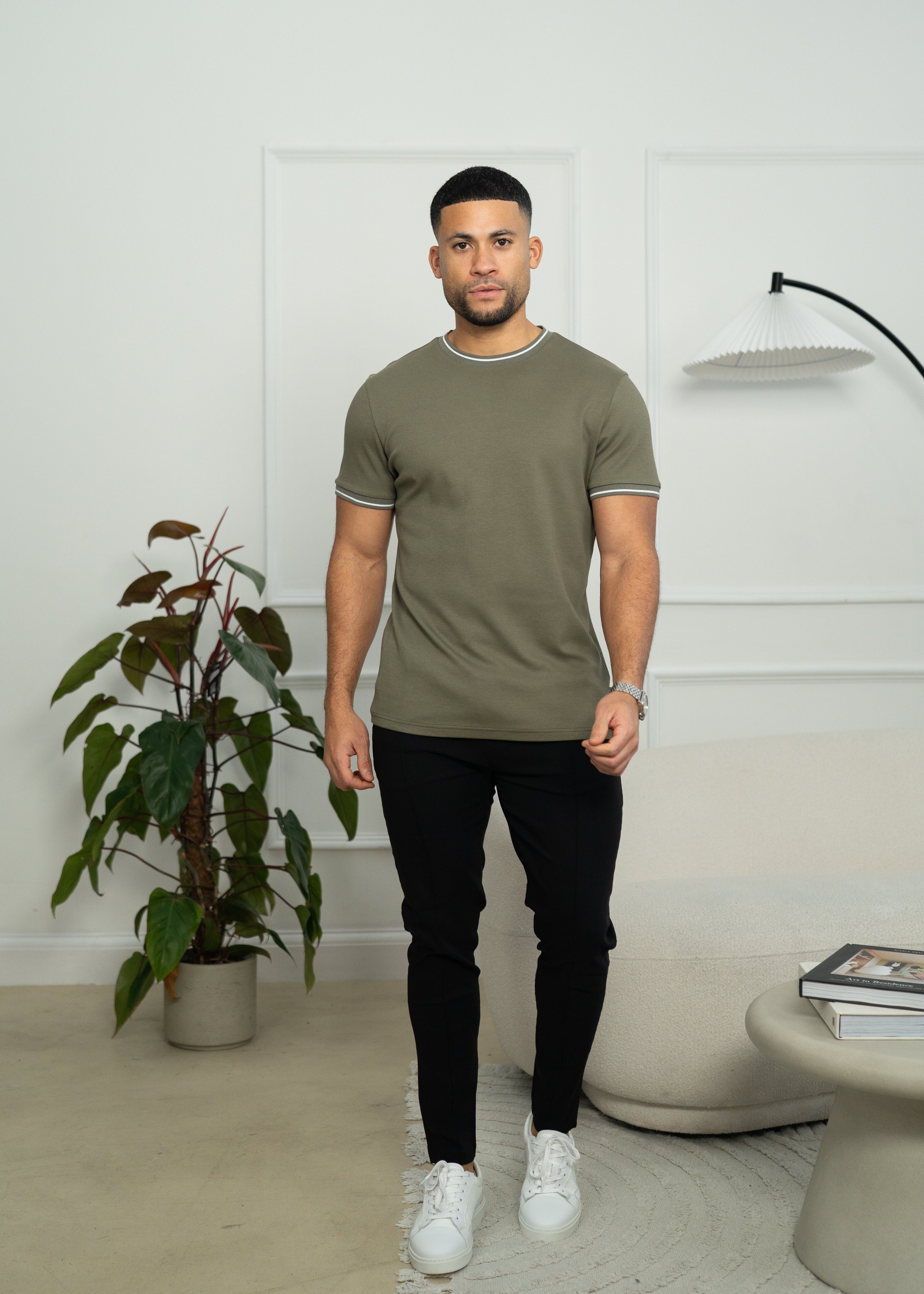 Capo Tipping T-Shirt - Olive