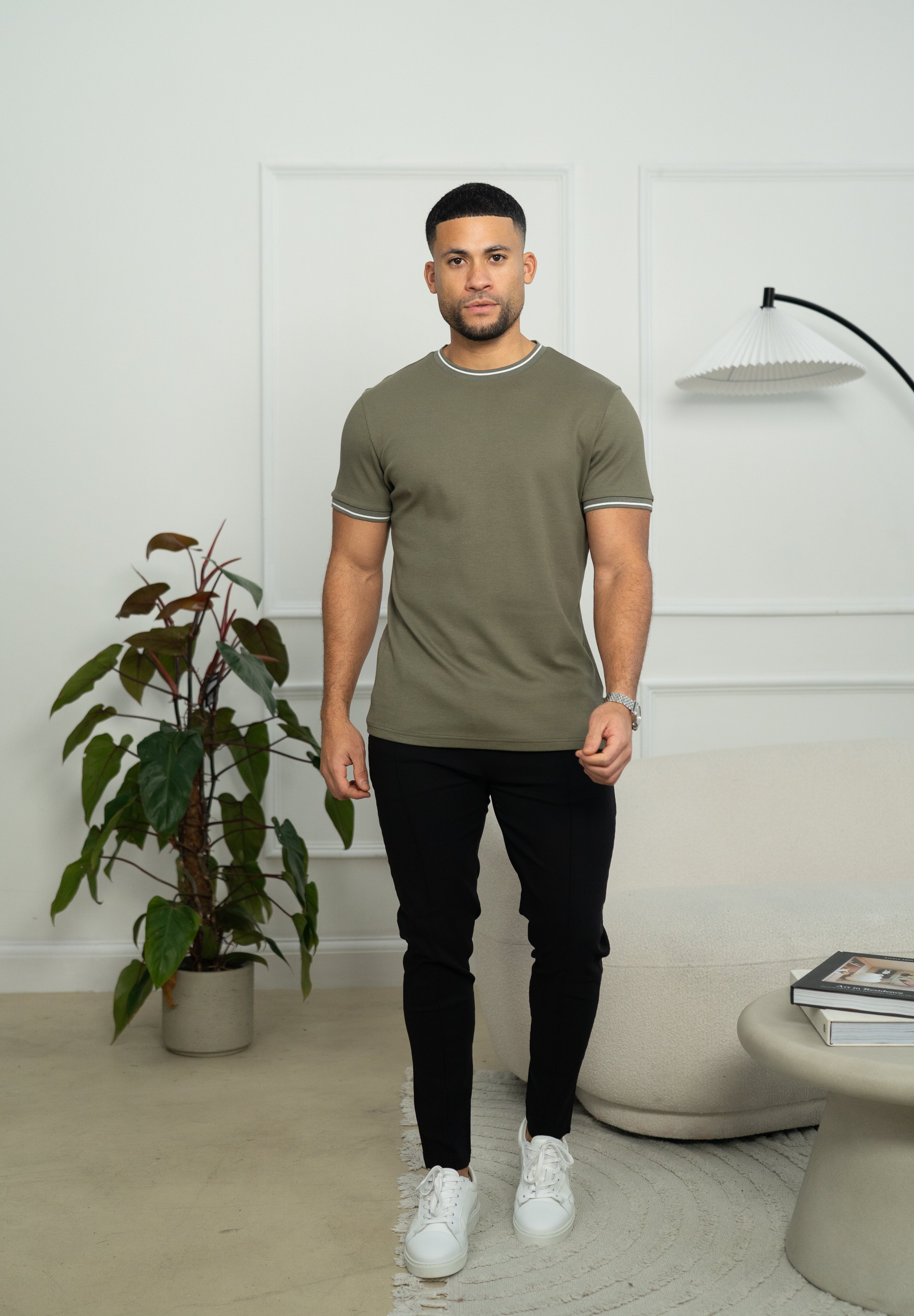 Capo Tipping T-Shirt - Olive