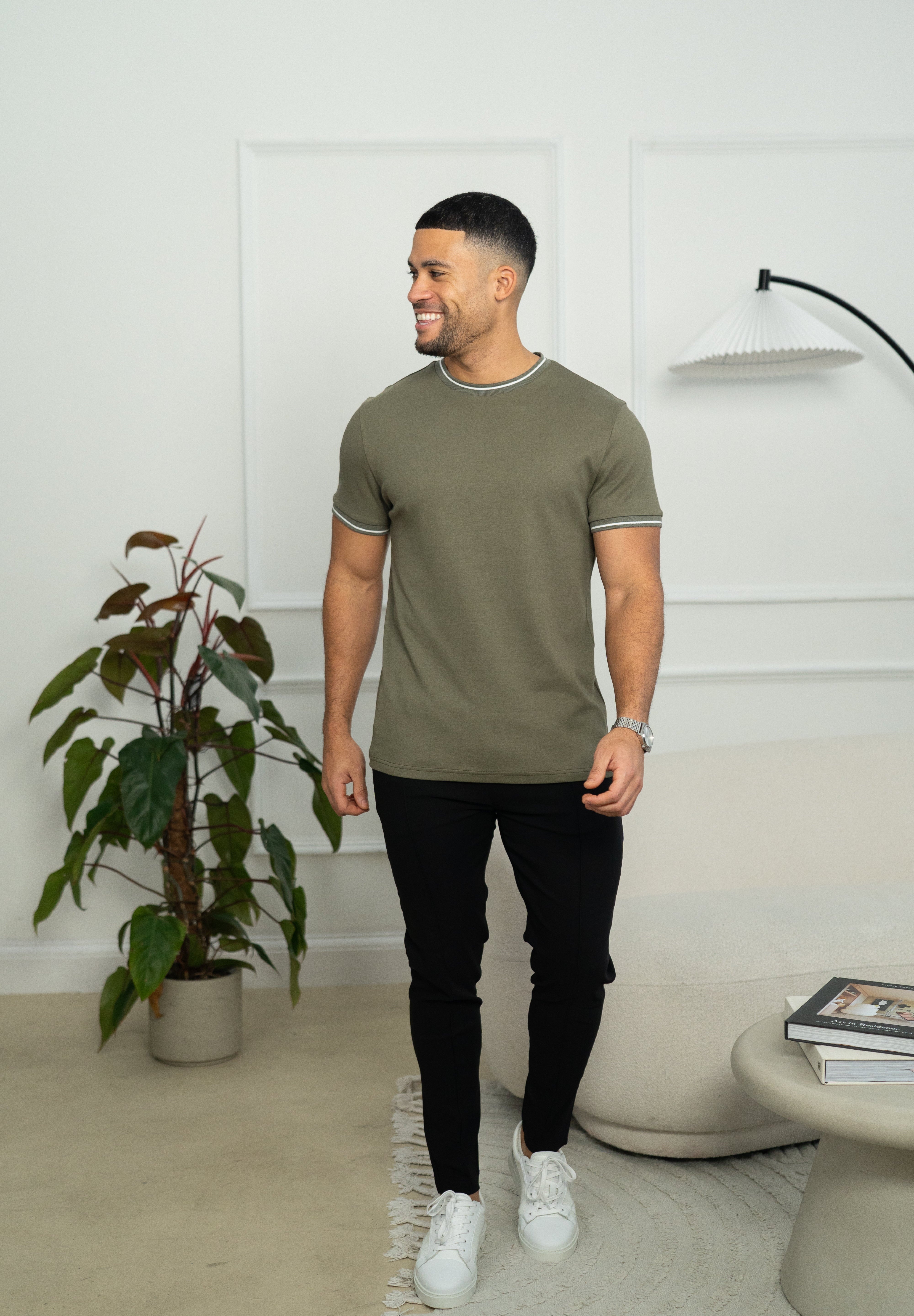 Capo Tipping T-Shirt - Olive