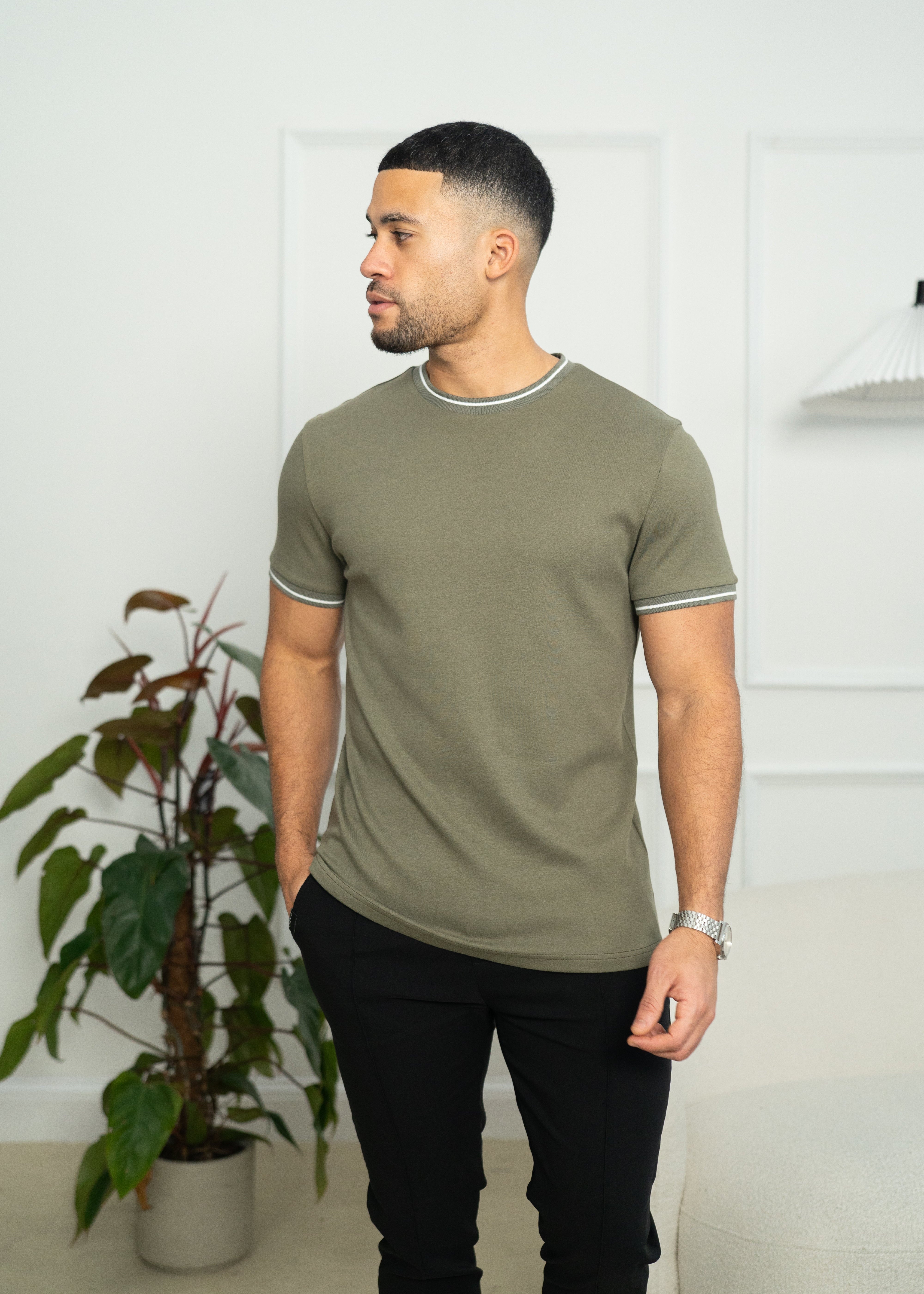 Capo Tipping T-Shirt - Olive