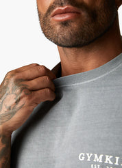 Gym King Est. Legacy Washed Tee - Washed Grey