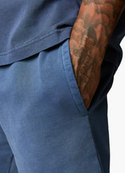 Gym King Est. Legacy Short - Washed Indigo