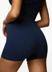 Gym King Formation Rib 2.0 4" Short - Oxford Blue