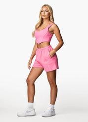 Gym King Malibu Short - Paradise Pink