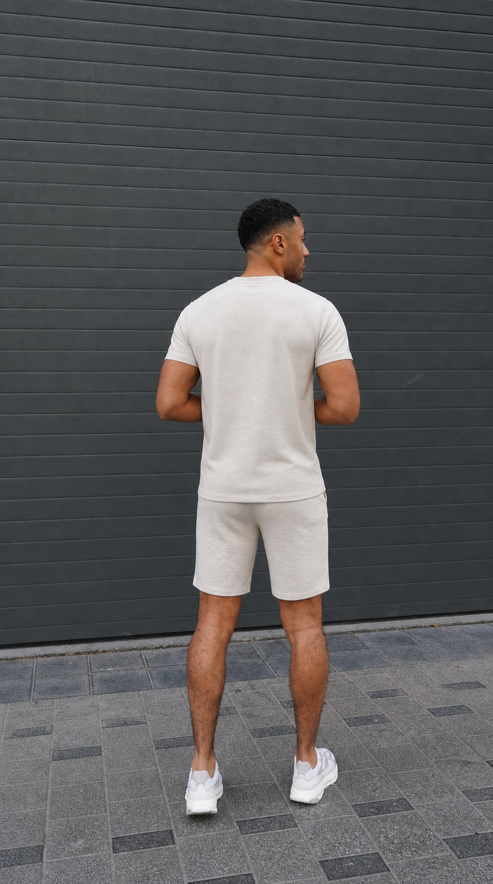 Capo Jersey Slub T-Shirt - Stone Grey
