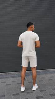 Capo Jersey Slub T-Shirt - Stone Grey