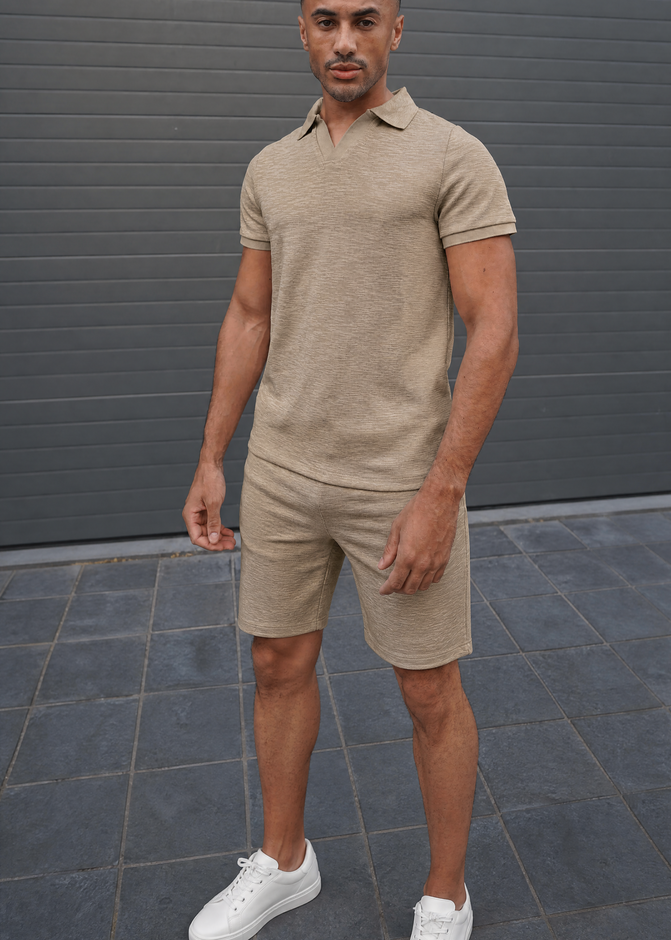 Capo Jersey Slub Shorts - Olive
