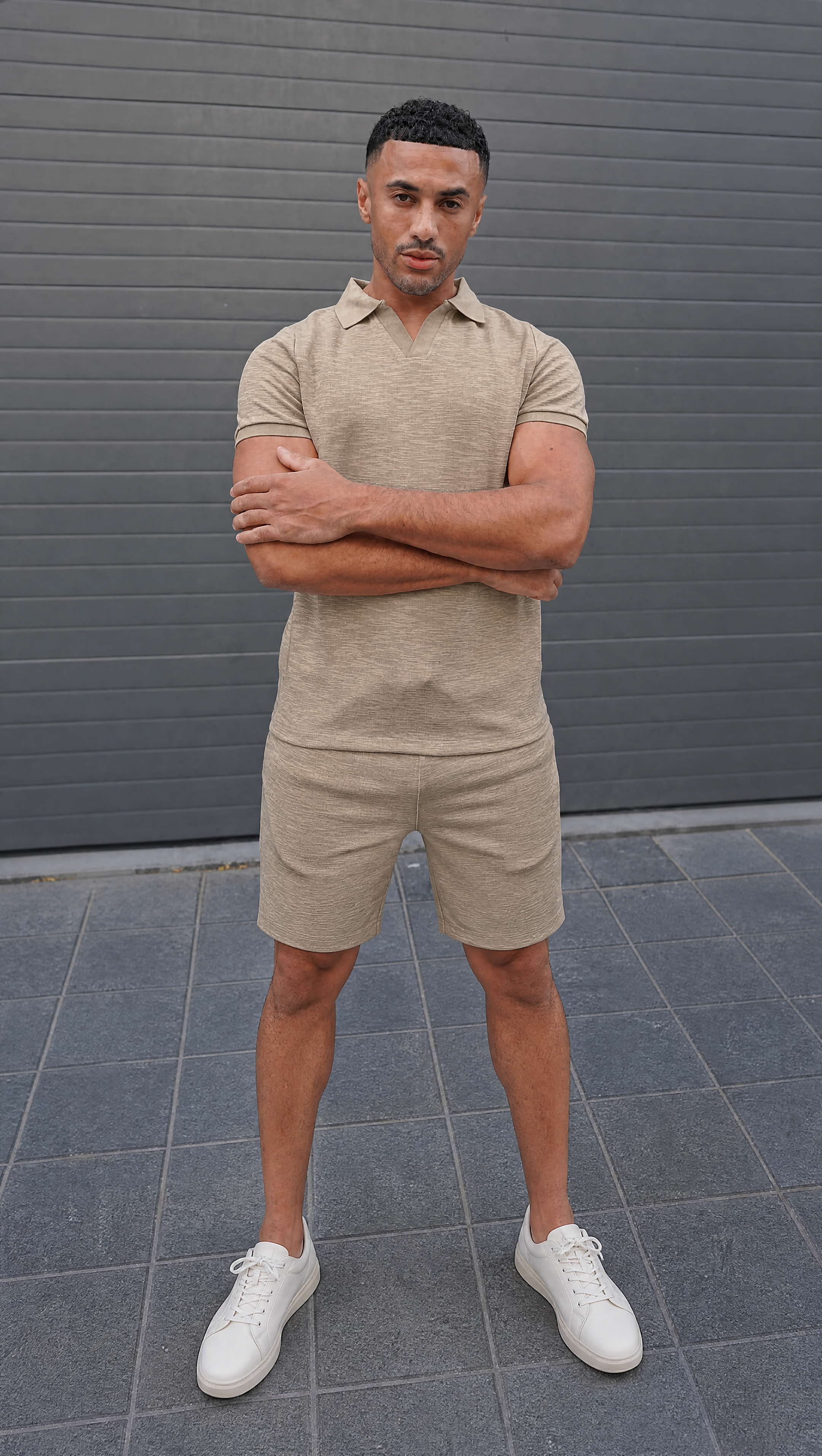 Capo Jersey Slub Shorts - Olive