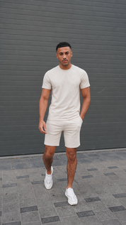 Capo Jersey Slub T-Shirt - Stone Grey