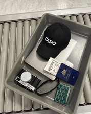 Capo Cotton Embroidered Cap - Black