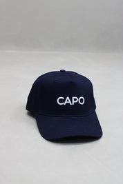Capo Cotton Embroidered Cap - Navy