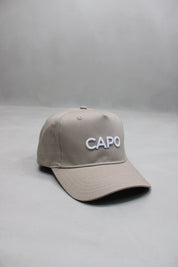 Capo Cotton Embroidered Cap - Sand