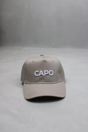 Capo Cotton Embroidered Cap - Sand