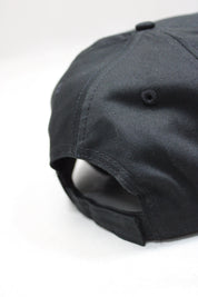 Capo Cotton Embroidered Cap - Black