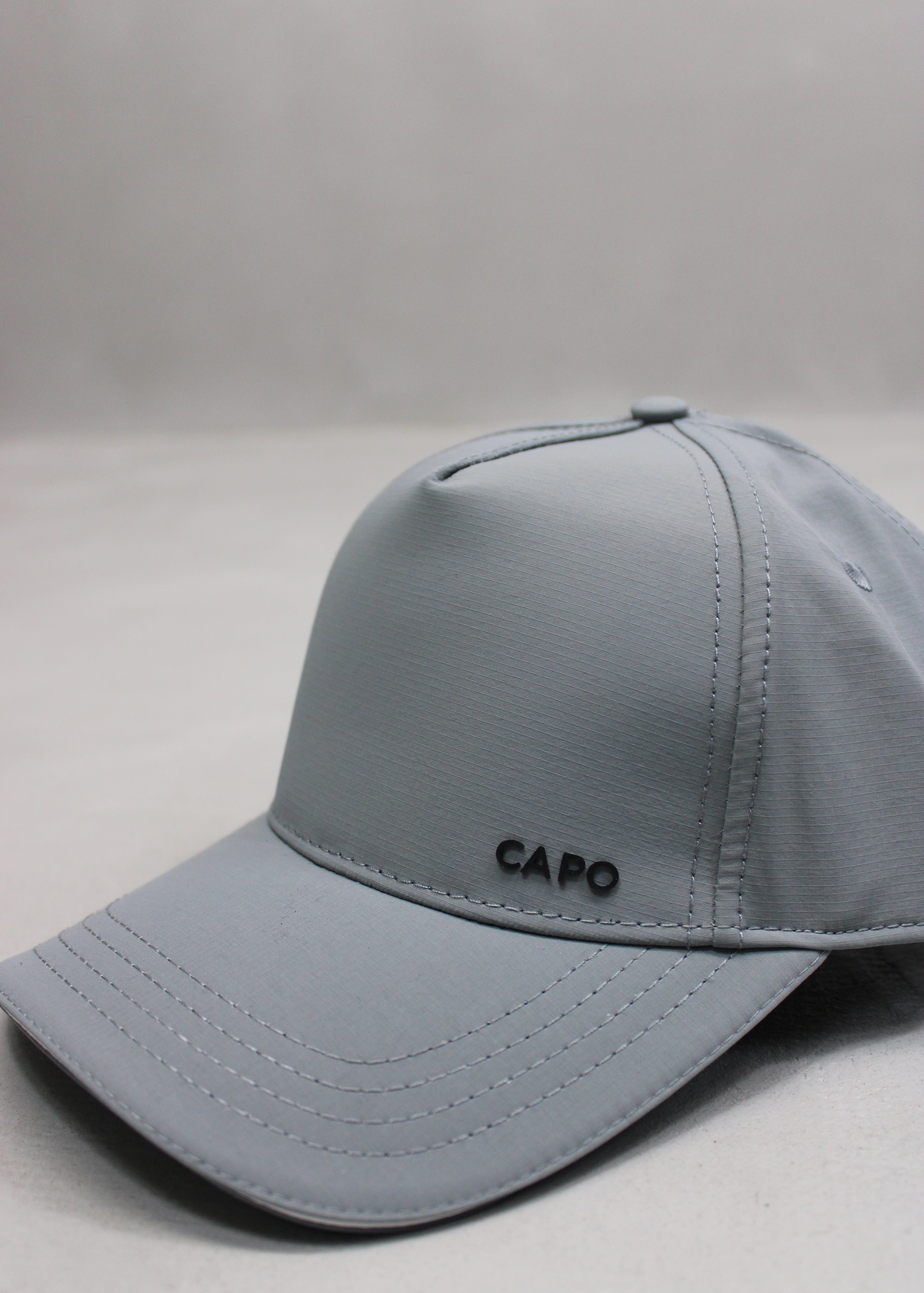 Capo Ripstop Baseball Hat - Grey