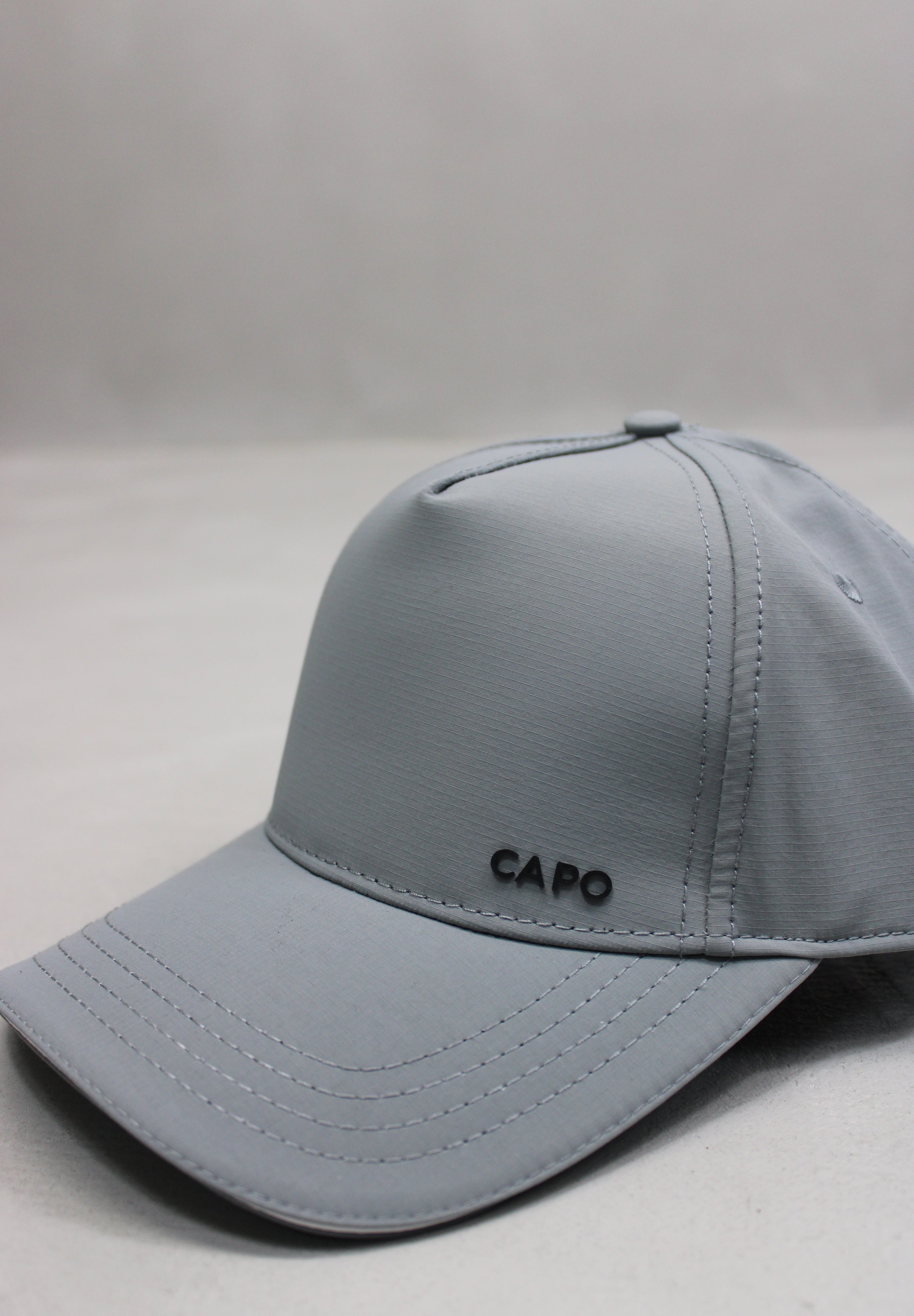 Capo Ripstop Baseball Hat - Grey