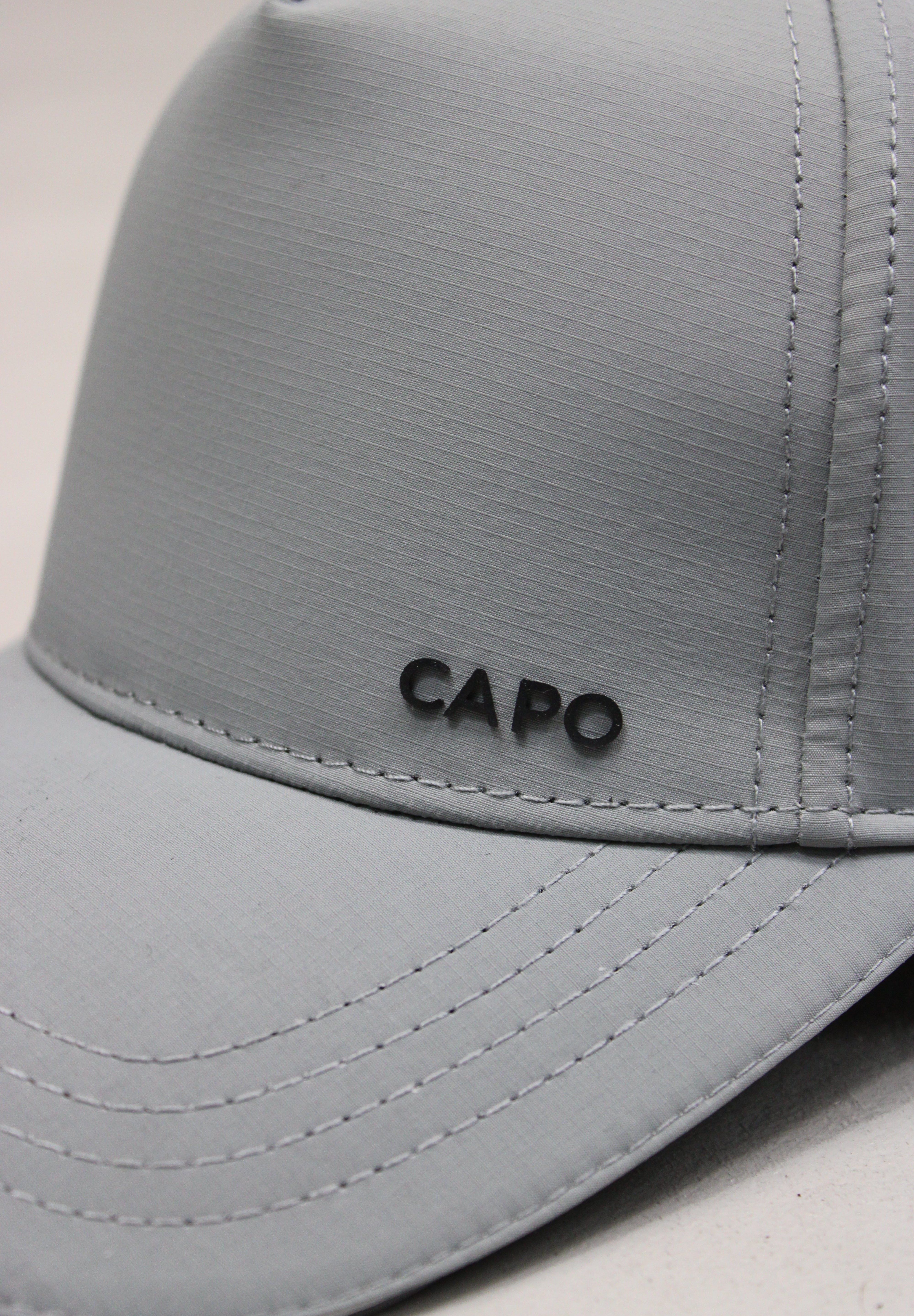 Capo Ripstop Baseball Hat - Grey