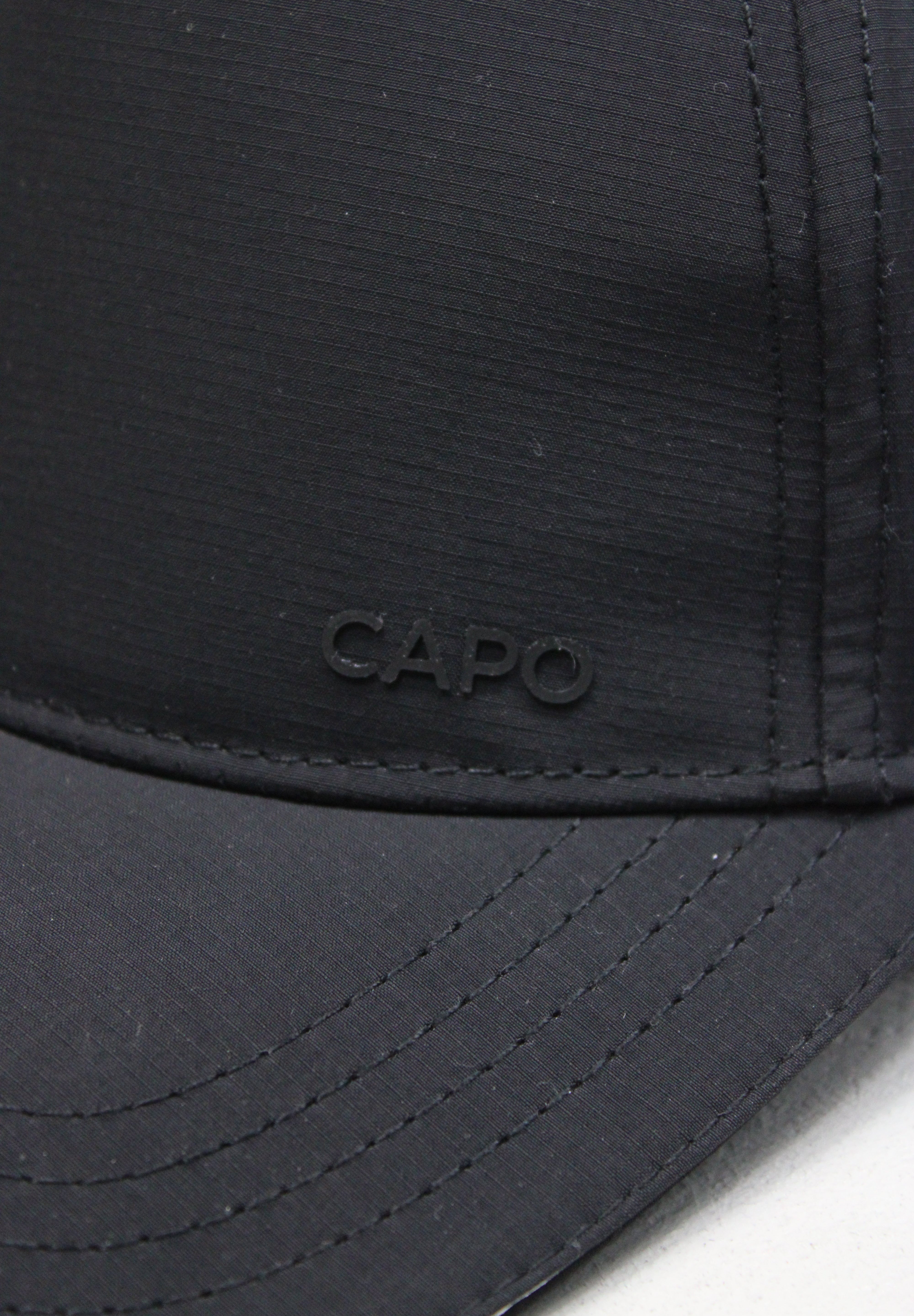 Capo Ripstop Baseball Hat - Black