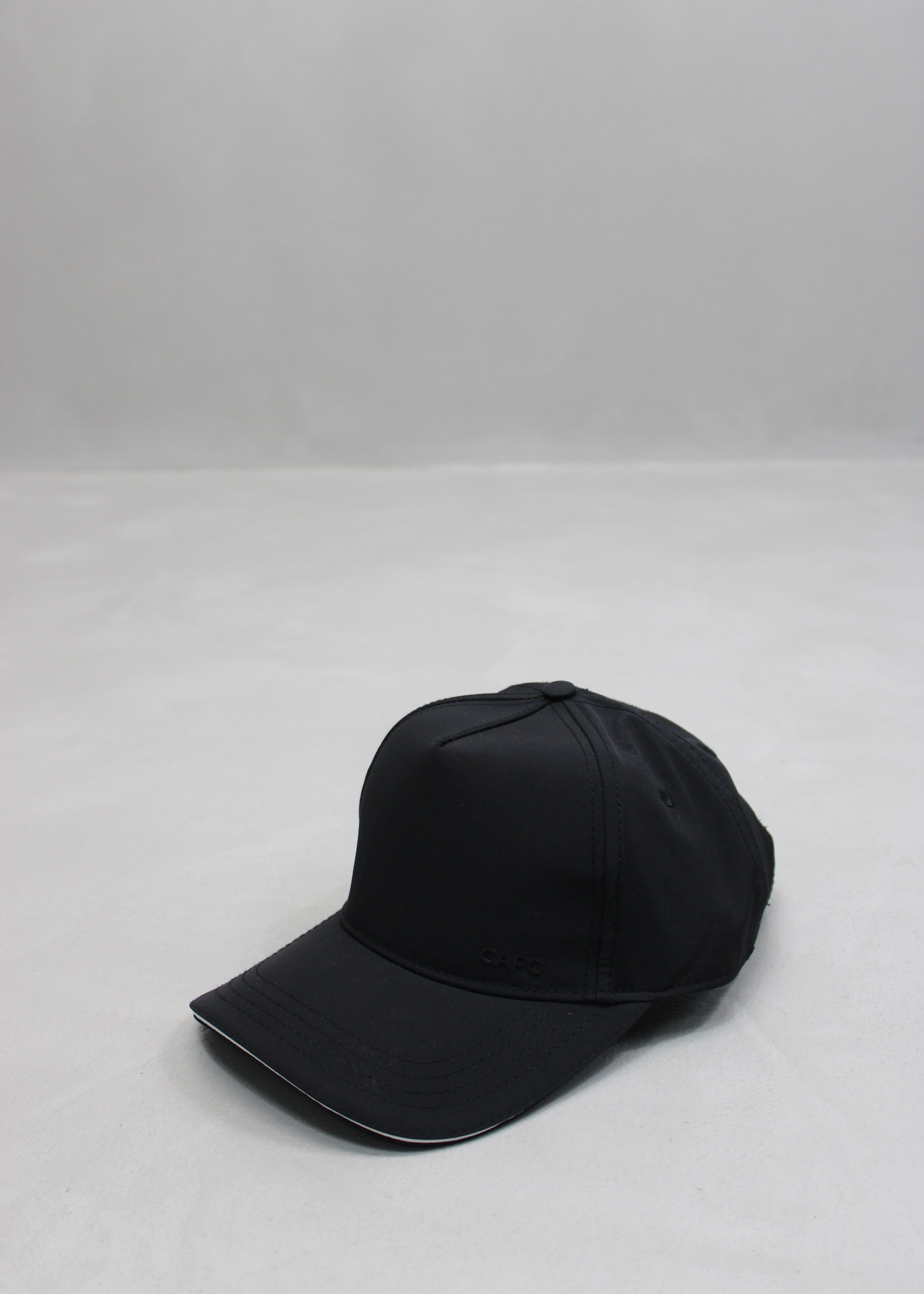Capo Ripstop Baseball Hat - Black