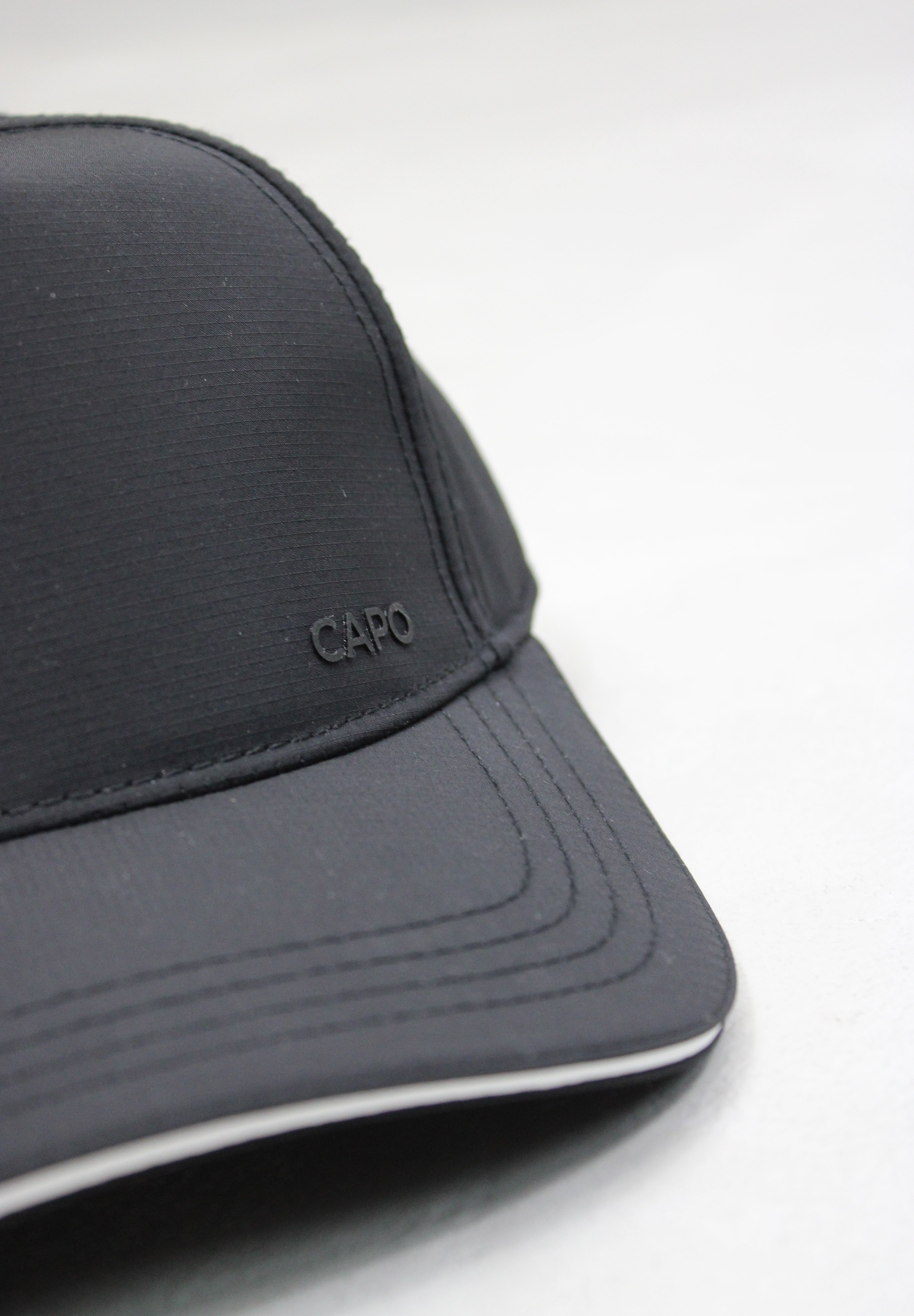Capo Ripstop Baseball Hat - Black