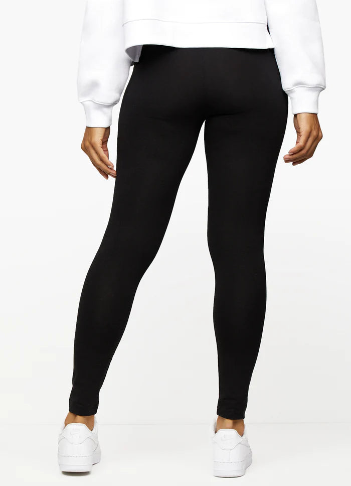Gym King Linear Tape Legging - Black
