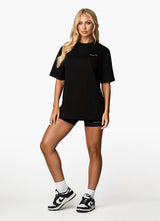 Gym King Malibu Oversized BF Tee - Black