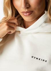 Gym King Malibu Oversized Hood - Cream