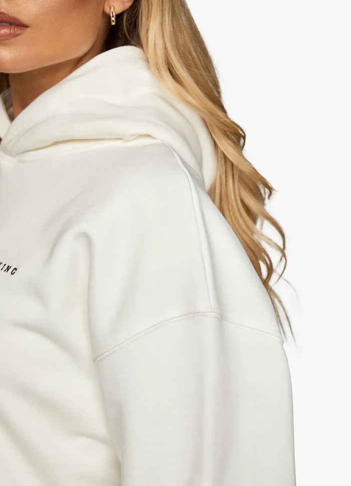 Gym King Malibu Oversized Hood - Cream