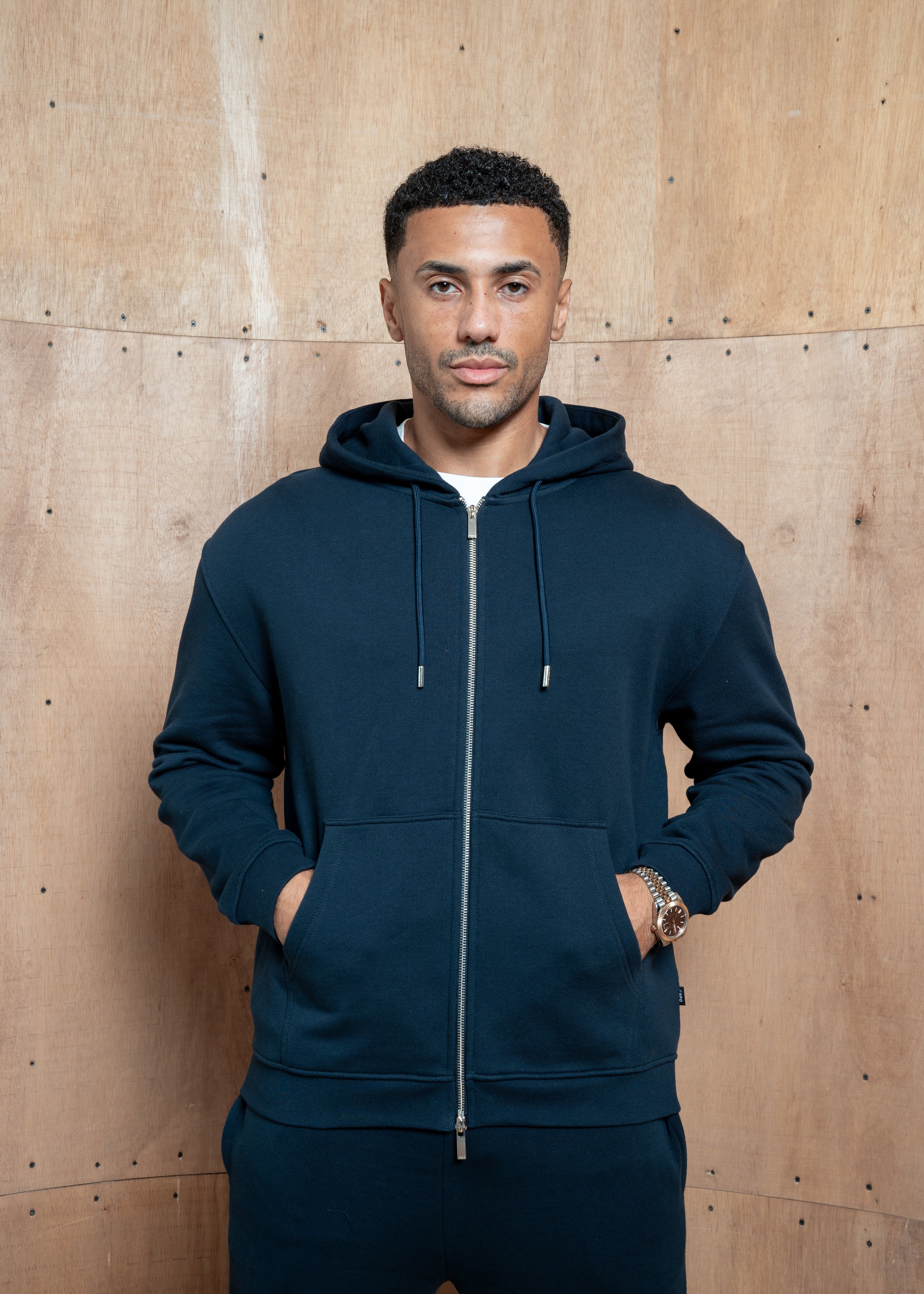 Capo Heavyweight Full Zip Hoodie - Navy
