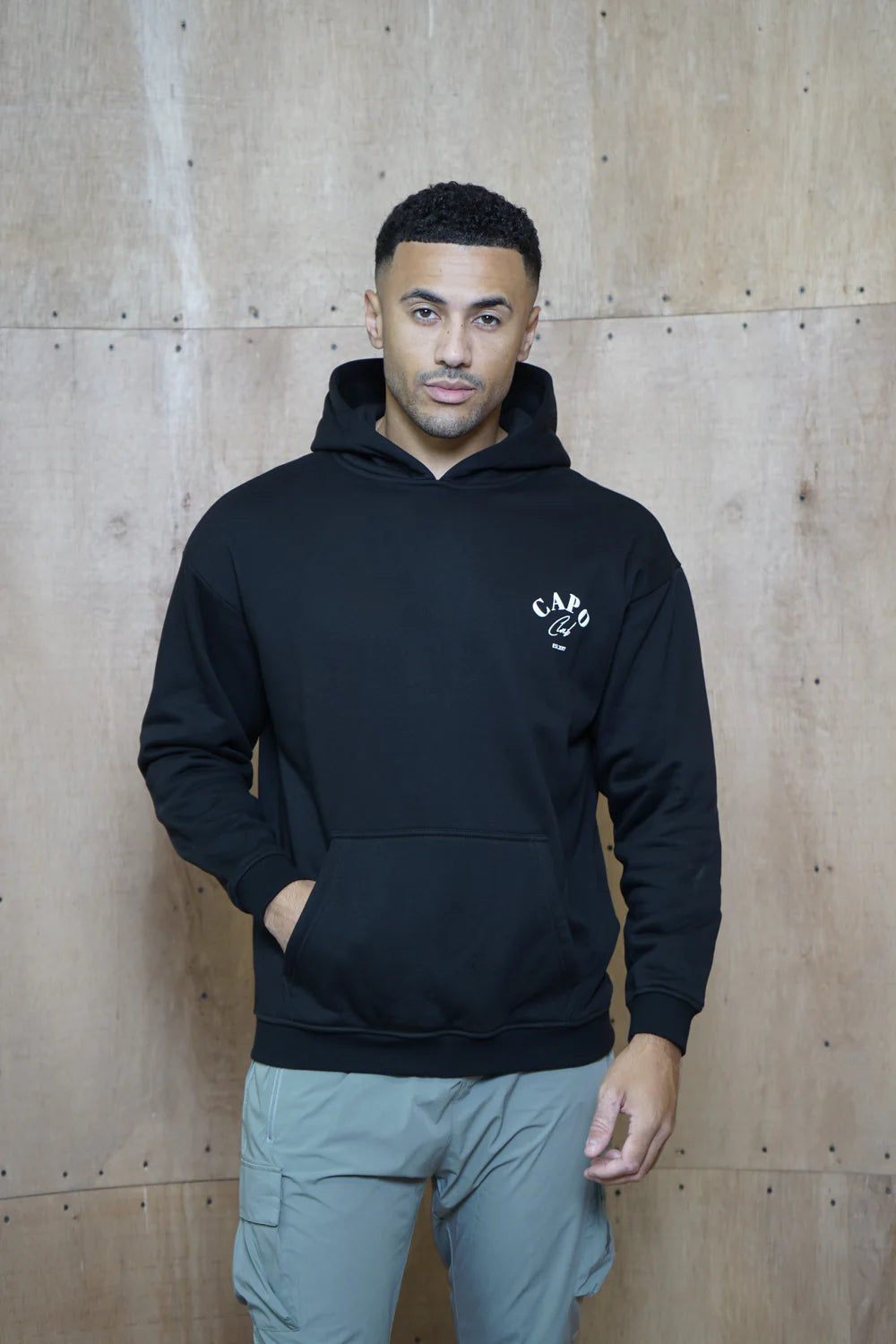 Capo Club Relaxed Hoodie - Black