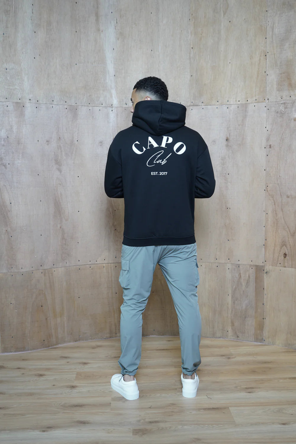 Capo Club Relaxed Hoodie - Black