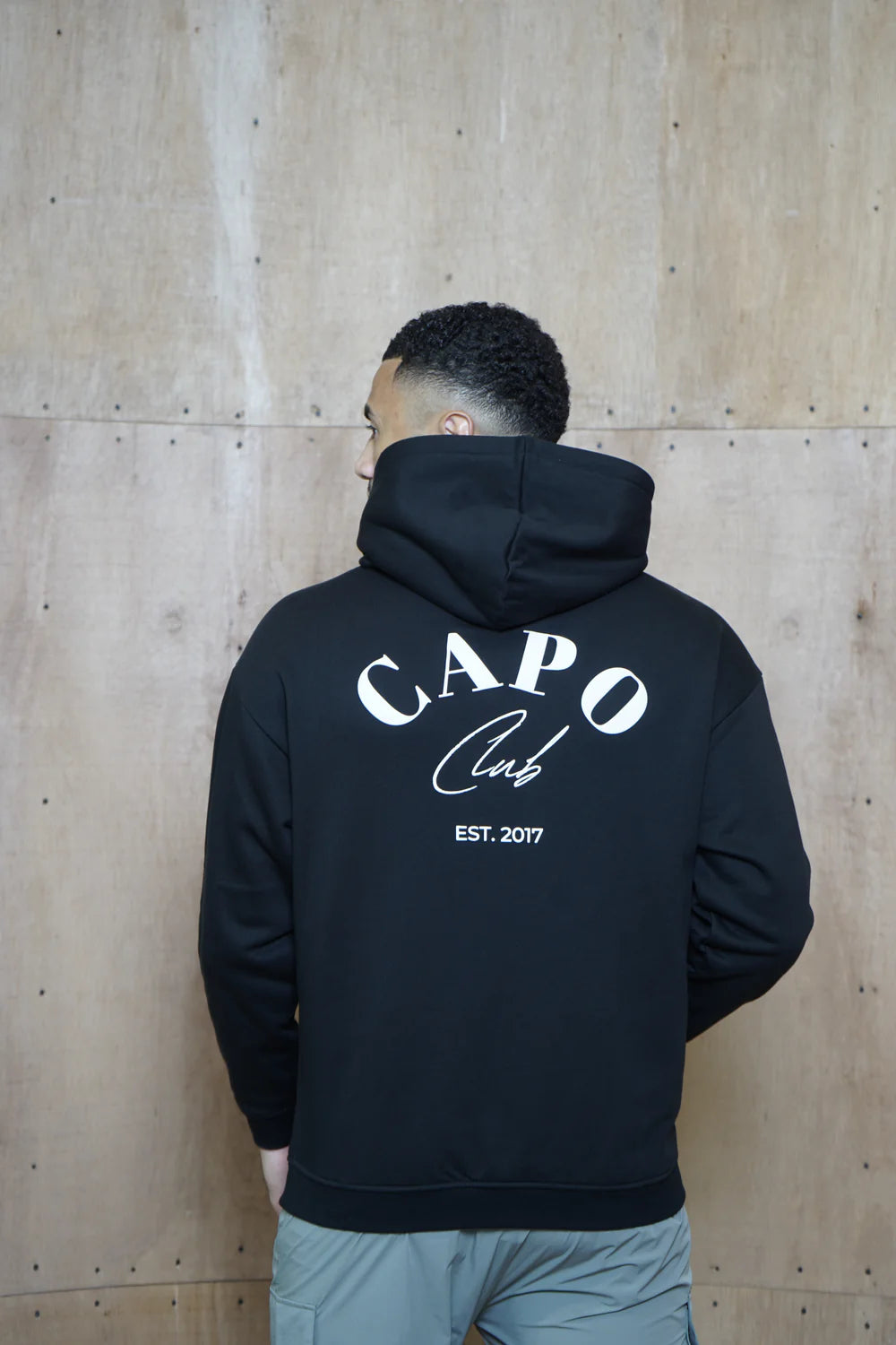 Capo Club Relaxed Hoodie - Black