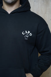 Capo Club Relaxed Hoodie - Black