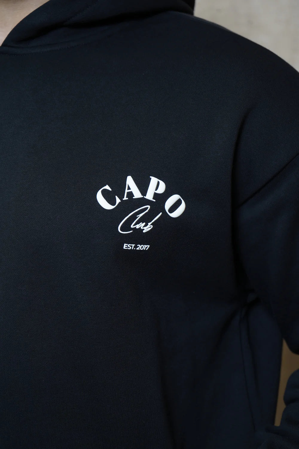 Capo Club Relaxed Hoodie - Black
