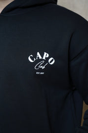 Capo Club Relaxed Hoodie - Black