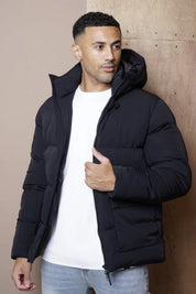 Capo Puffer Coat - Black