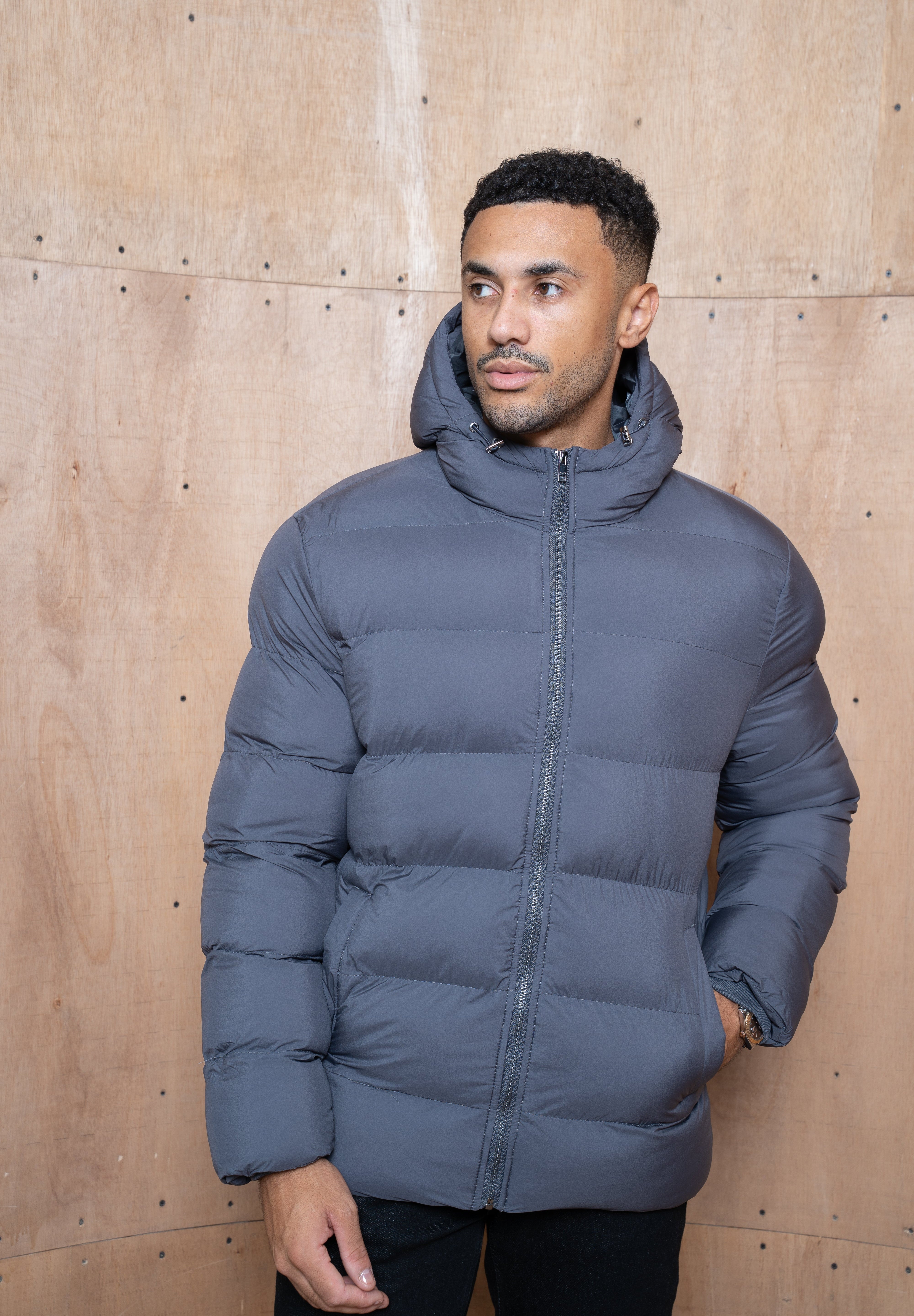 Capo Puffer Parka - Charcoal