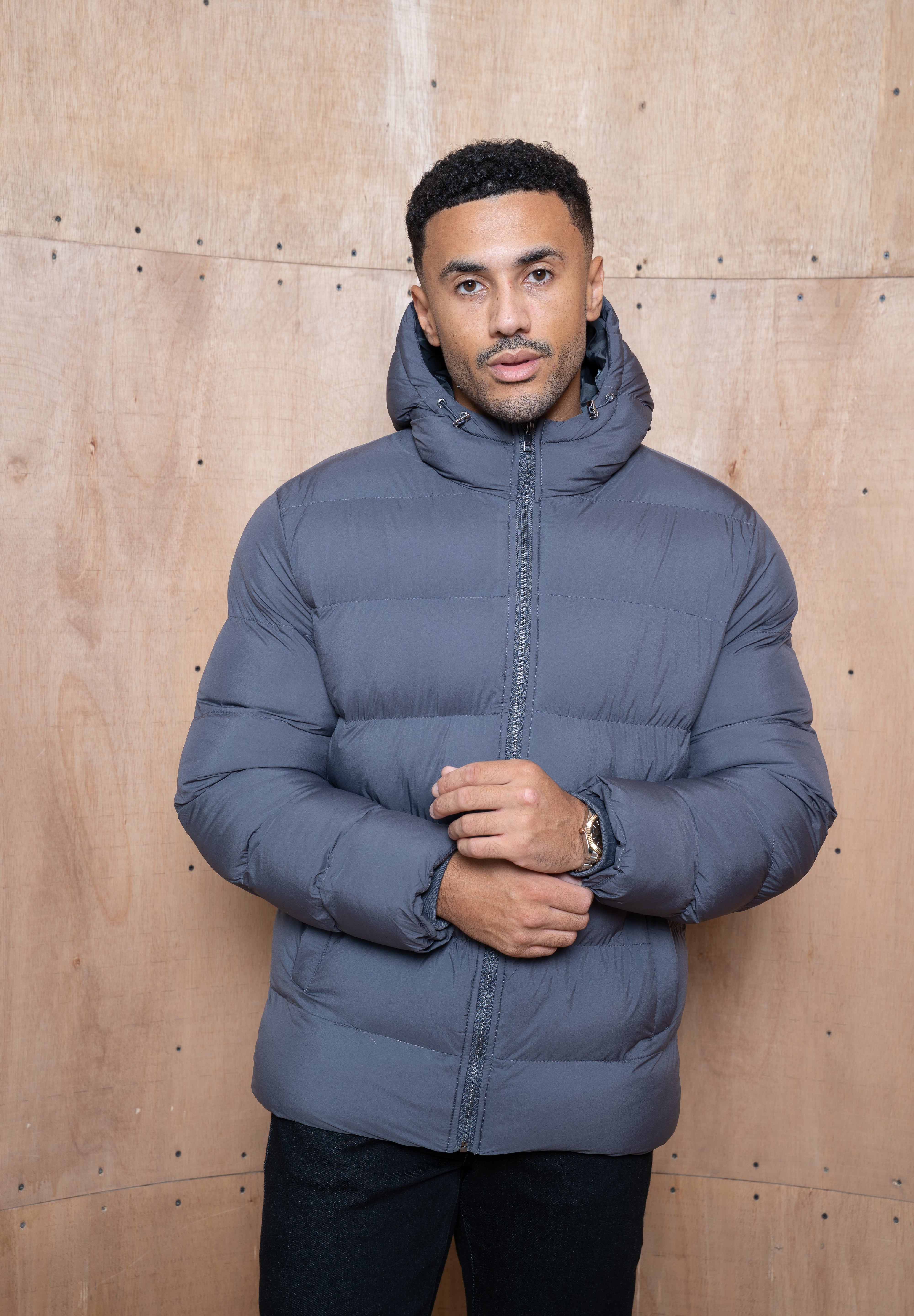 Capo Puffer Parka - Charcoal